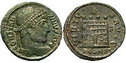 1 Follis /  AE3 羅馬帝國 青铜 君士坦丁大帝