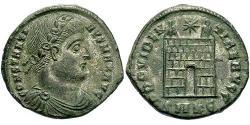 1 Follis /  AE3 羅馬帝國 青铜 君士坦丁大帝