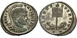 1 Follis /  AE3 羅馬帝國 青铜 君士坦丁大帝