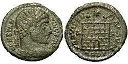 1 Follis /  AE3 羅馬帝國 青铜 君士坦丁大帝