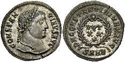 1 Follis /  AE3 羅馬帝國 青铜 君士坦丁大帝