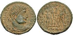 1 Follis /  AE3 羅馬帝國 青铜 君士坦丁大帝