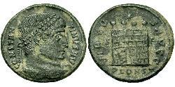 1 Follis /  AE3 羅馬帝國 青铜 君士坦丁大帝