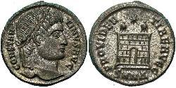 1 Follis /  AE3 羅馬帝國 青铜 君士坦丁大帝