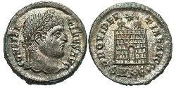 1 Follis /  AE3 羅馬帝國 青铜 君士坦丁大帝