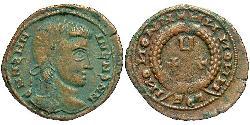 1 Follis /  AE3 羅馬帝國 青铜 君士坦丁大帝