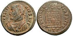 1 Follis /  AE3 羅馬帝國 青铜 Licinius I (265-324)