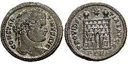 1 Follis /  AE3 羅馬帝國 青铜 君士坦丁大帝