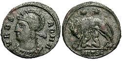 1 Follis /  AE3 羅馬帝國 青铜 君士坦丁大帝