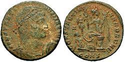 1 Follis /  AE3 羅馬帝國 青铜 君士坦丁大帝