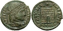 1 Follis /  AE3 羅馬帝國 青铜 君士坦丁大帝