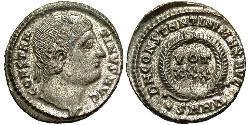 1 Follis /  AE3 羅馬帝國 青铜 君士坦丁大帝