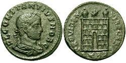 1 Follis /  AE3 羅馬帝國 青铜 君士坦提烏斯二世