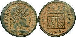 1 Follis /  AE3 羅馬帝國 青铜 君士坦丁大帝