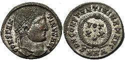 1 Follis /  AE3 羅馬帝國 青铜 君士坦丁大帝