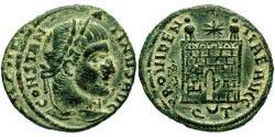 1 Follis /  AE3 羅馬帝國 青铜 君士坦丁大帝