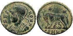 1 Follis /  AE3 羅馬帝國 青铜 君士坦丁大帝