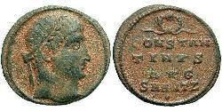 1 Follis /  AE3 羅馬帝國 青铜 君士坦丁大帝