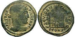 1 Follis /  AE3 羅馬帝國 青铜 君士坦丁大帝
