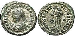 1 Follis /  AE3 羅馬帝國 青铜 Crispus (305 - 326)