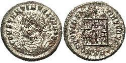 1 Follis /  AE3 羅馬帝國 青铜 君士坦提烏斯二世
