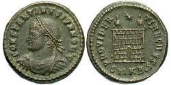 1 Follis /  AE3 羅馬帝國 青铜 君士坦丁大帝