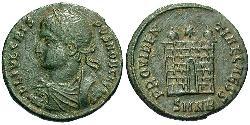 1 Follis /  AE3 羅馬帝國 青铜 Crispus (305 - 326)