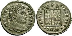 1 Follis /  AE3 羅馬帝國 青铜 君士坦丁大帝