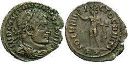 1 Follis /  AE3 羅馬帝國 青铜 君士坦丁大帝