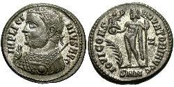 1 Follis /  AE3 羅馬帝國 青铜 Licinius I (265-324)