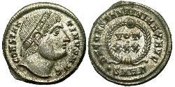 1 Follis /  AE3 羅馬帝國 青铜 君士坦丁大帝