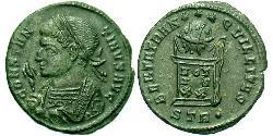 1 Follis /  AE3 羅馬帝國 青铜 君士坦丁大帝