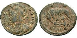 1 Follis /  AE3 羅馬帝國 青铜 君士坦丁大帝