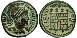1 Follis /  AE3 羅馬帝國 青铜 君士坦丁大帝