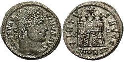 1 Follis /  AE3 羅馬帝國 青铜 君士坦丁大帝