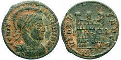 1 Follis /  AE3 羅馬帝國 青铜 君士坦丁大帝