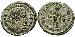 1 Follis /  AE3 羅馬帝國 青铜 君士坦丁大帝