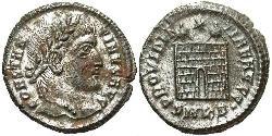 1 Follis /  AE3 羅馬帝國 青铜 君士坦丁大帝