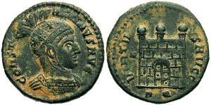 1 Follis /  AE3 羅馬帝國 青铜 君士坦丁大帝