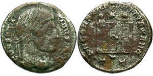 1 Follis /  AE3 羅馬帝國 青铜 君士坦丁大帝