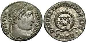 1 Follis /  AE3 羅馬帝國 青铜 君士坦丁大帝