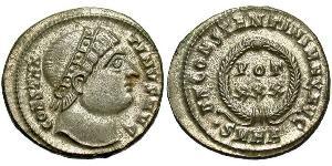 1 Follis /  AE3 羅馬帝國 青铜 君士坦丁大帝