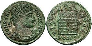 1 Follis /  AE3 羅馬帝國 青铜 君士坦丁大帝