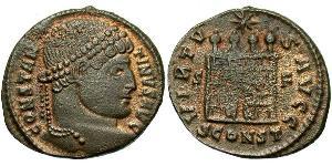 1 Follis /  AE3 羅馬帝國 青铜 君士坦丁大帝