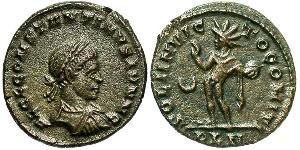 1 Follis /  AE3 羅馬帝國 青铜 君士坦提烏斯二世