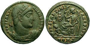 1 Follis /  AE3 羅馬帝國 青铜 君士坦丁大帝
