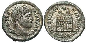 1 Follis /  AE3 羅馬帝國 青铜 君士坦丁大帝
