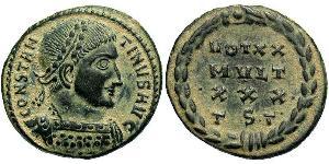 1 Follis /  AE3 羅馬帝國 青铜 君士坦丁大帝