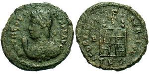 1 Follis /  AE3 羅馬帝國 青铜 Theodosius I (347-395)