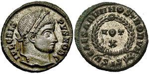 1 Follis /  AE3 羅馬帝國 青铜 Crispus (305 - 326)